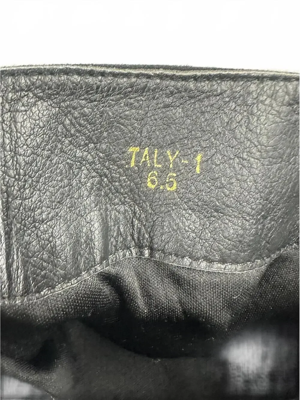 TALY ‎ Black Studded Tall Boots